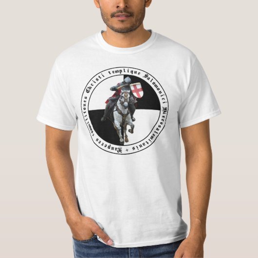 Templer im Lanzeznangriff T-Shirt (Vorderseite)