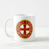 Templer Kreuz / Ritterkreuz / Crusaders Cross Kaffeetasse (Links)