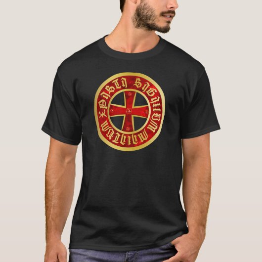 Templer Kreuz Ritterkreuz Crusaders Knight's Cross T-Shirt (Vorderseite)