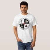 Templer mit rotem Tatzenkreuz T-Shirt (Vorne ganz)