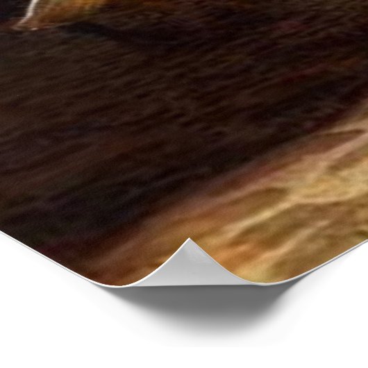 Templer reiten Attacke Poster (Ecke)