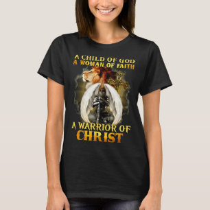 Templer-Ritter-Christin Kind Gottes Frau T-Shirt