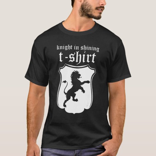 Templer-Ritter Mittelalterliche Fantasy Ritter In  T-Shirt (Vorderseite)
