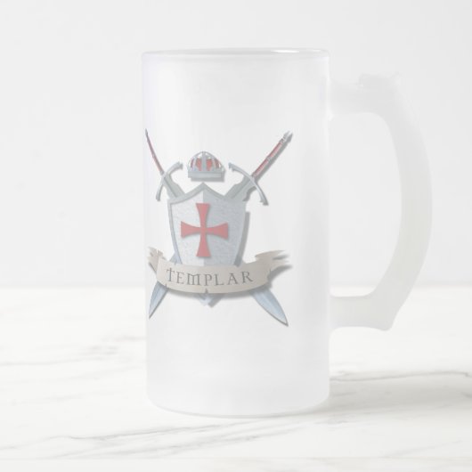 Templer-Tasse Mattglas Bierglas (Rechts)