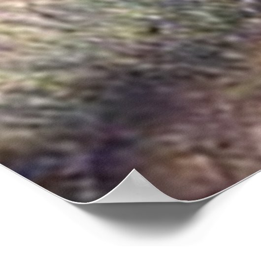 Templer vor einer Burg Poster (Ecke)