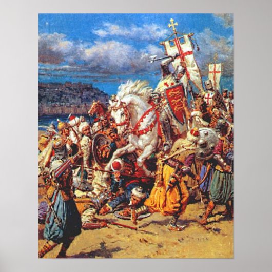 Templer vs. Sarazenen Poster (Vorne)