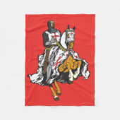Templerknacht Fleecedecke (Vorderseite)