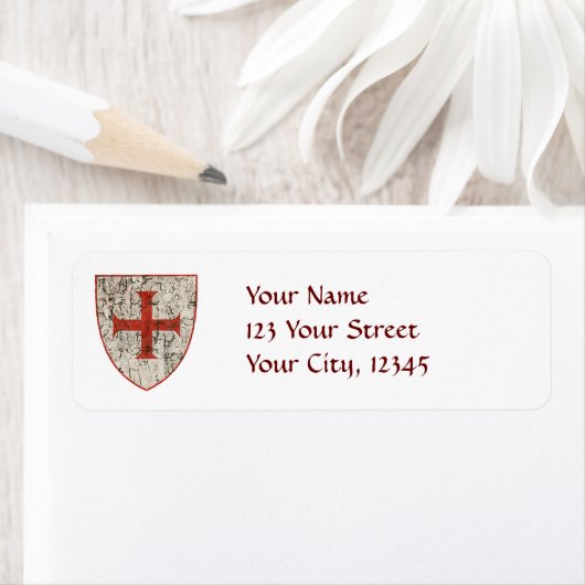 Templerkreuz, bedrückt (Insitu)