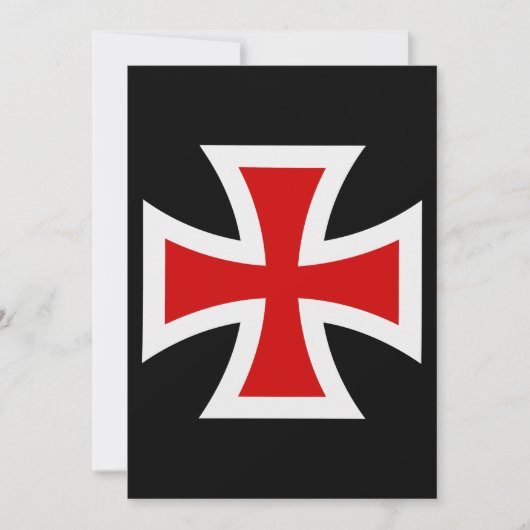 Templerkreuz Einladung (Vorderseite)