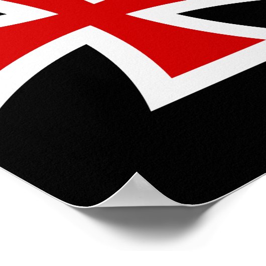 Templerkreuz Poster (Ecke)