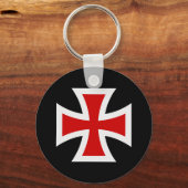 Templerkreuz Schlüsselanhänger (Vorderseite)