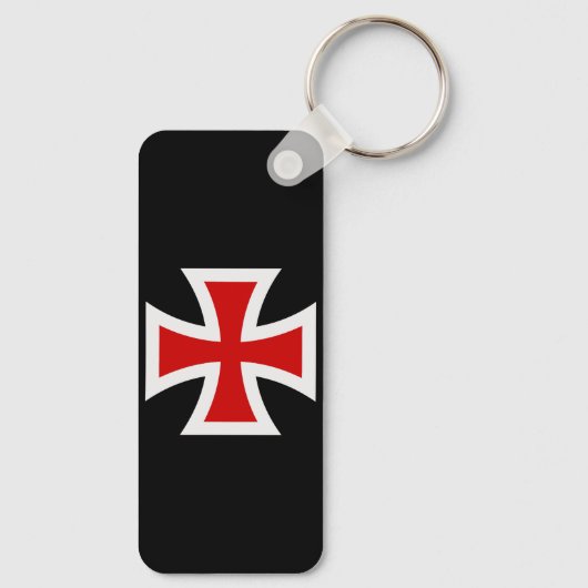 Templerkreuz Schlüsselanhänger (Rückseite)