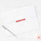 Templeton Briefmarke Runder Aufkleber (Umschlag)