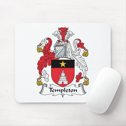 Templeton Familienwappen Mousepad (Mit Mouse)