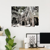 TEMPLO EM ANGKOR TEMPEL BEI ANGKOR POSTER (Heimbüro)
