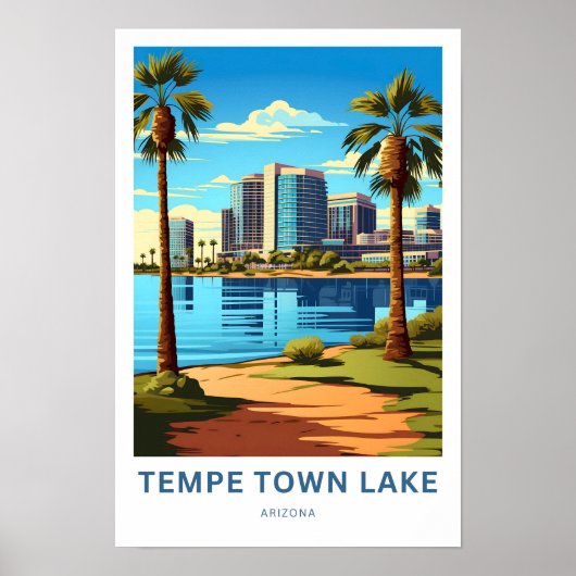 Tempo Stadt Lago Arizona Poster (Vorne)