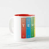 Tempo-Tasse Zweifarbige Tasse (Vorderseite Links)