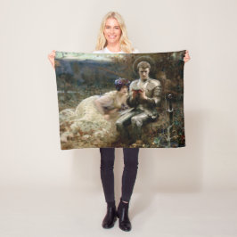 Tempo von Sir Percival (mittelalterlicher Ritter) Fleecedecke