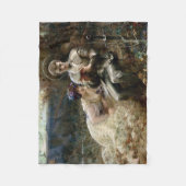 Tempo von Sir Percival (mittelalterlicher Ritter) Fleecedecke (Vorderseite)