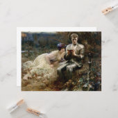 Tempo von Sir Percival (mittelalterlicher Ritter) Karte (Vorderseite/Rückseite Beispiel)