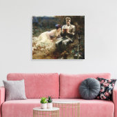 Tempo von Sir Percival (mittelalterlicher Ritter) Leinwanddruck (Insitu (Wohnzimmer))