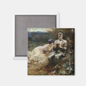 Tempo von Sir Percival (mittelalterlicher Ritter) Magnet (Vorderseite/Rückseite)