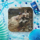 Tempo von Sir Percival (mittelalterlicher Ritter) Pappteller (Party)