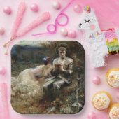 Tempo von Sir Percival (mittelalterlicher Ritter) Pappteller (Party)