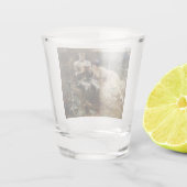 Tempo von Sir Percival (mittelalterlicher Ritter) Schnapsglas (Rückseite)