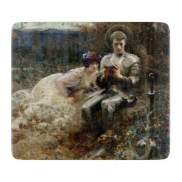 Tempo von Sir Percival (mittelalterlicher Ritter) Schneidebrett