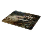 Tempo von Sir Percival (mittelalterlicher Ritter) Schneidebrett (Ecke)