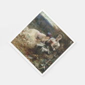 Tempo von Sir Percival (mittelalterlicher Ritter) Serviette (Ecke)