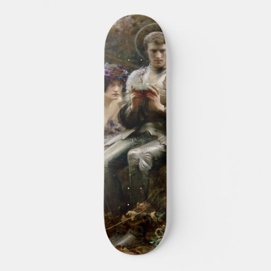 Tempo von Sir Percival (mittelalterlicher Ritter) Skateboard (Vorderseite)