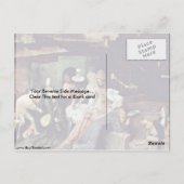 Tempo von St.Anthony von Hieronymus Bosch Postkarte (Rückseite)