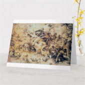 Tempo von St. Antony the Great, Pieter Bruegel Karte (Gelbe Blume)