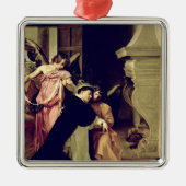 Tempo von St. Thomas Aquinas Silbernes Ornament (Vorne)
