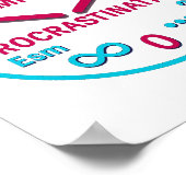 Temporale Verzögerung Physik Wall Art Print Poster (Ecke)