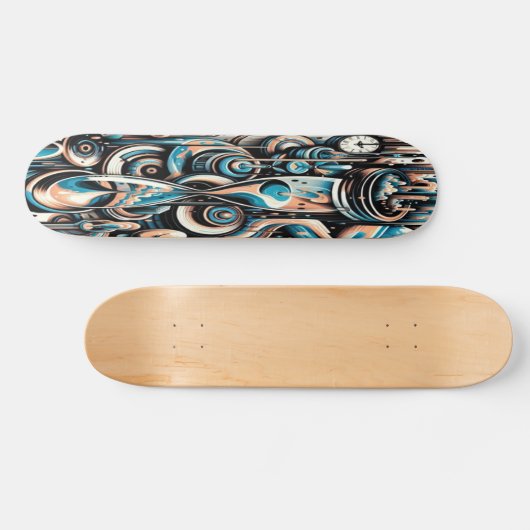 "Temporale Visionen" Skateboard (Horizontal)