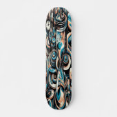 "Temporale Visionen" Skateboard (Vorne)
