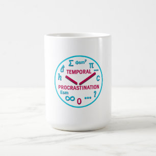Temporaler T - Shirt für das Aufschieben der Physi Kaffeetasse