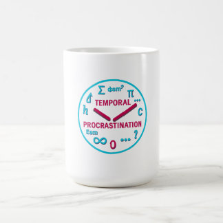 Temporaler T - Shirt für das Aufschieben der Physi Kaffeetasse