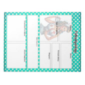 Tempotherapie für gesegnete Pinup-Krankenschwester Notizblock (Vorderseite)