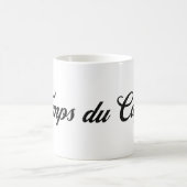 Temps du Café - Französisch für Zeit für Kaffee Kaffeetasse (Mittel)