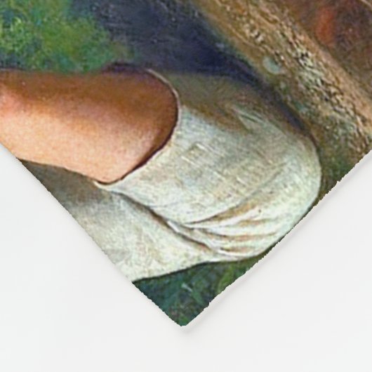 Temptation, Bouguereau Fleecedecke (Ecke)