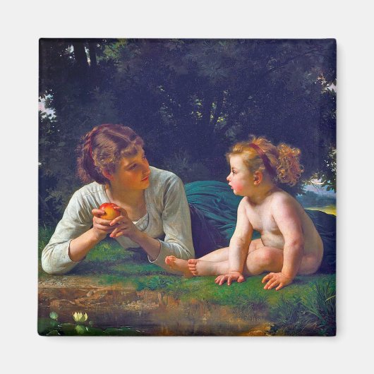 Temptation, Bouguereau Magnet (Vorne)