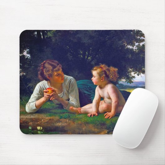 Temptation, Bouguereau Mousepad (Mit Mouse)