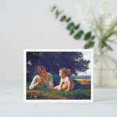 Temptation, Bouguereau Postkarte (Stehend Vorderseite)