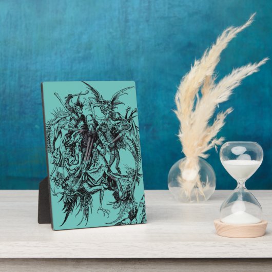 Temptation des Heiligen Anthony des Großen Fotoplatte (Seite)