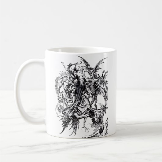 Temptation des Heiligen Anthony des Großen Kaffeetasse (Links)