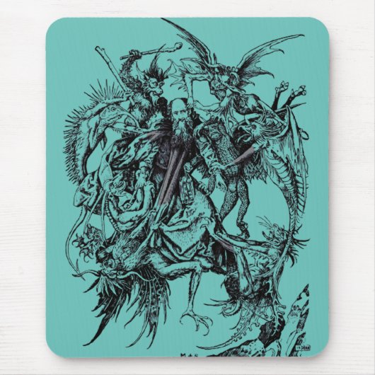 Temptation des Heiligen Anthony des Großen Mousepad (Vorne)
